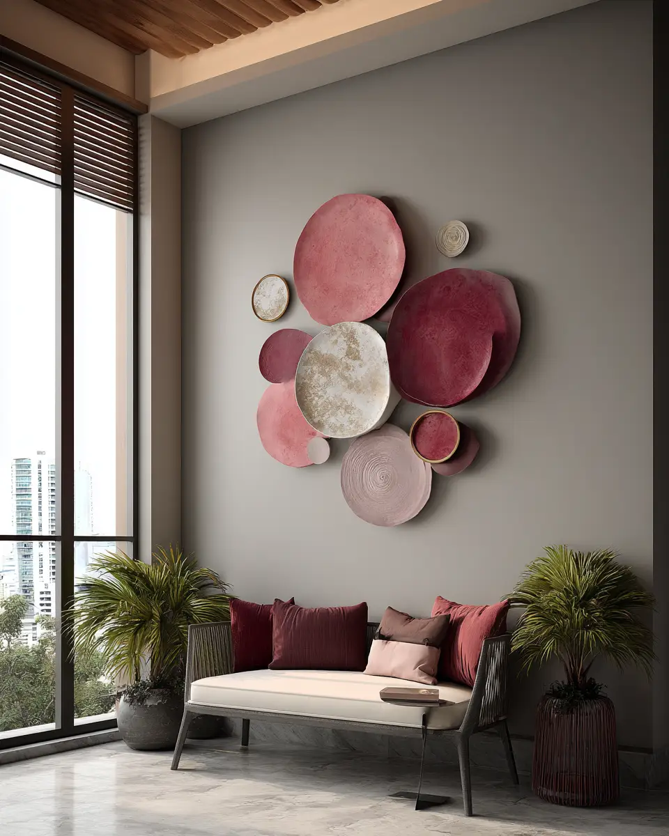 Dusty Rose Modern Balcony Decor Ideas
