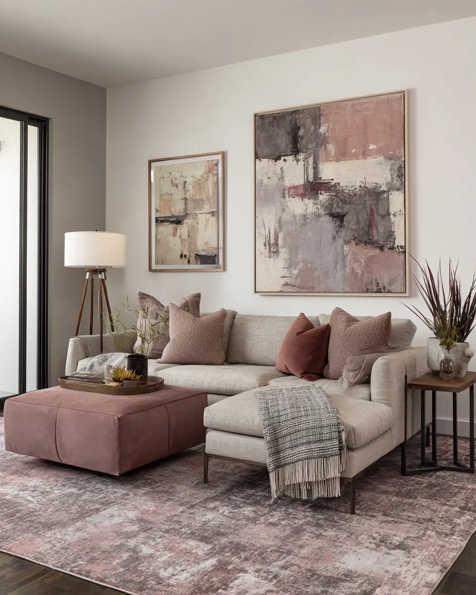 Dusty Rose Modern Garage Decor Ideas