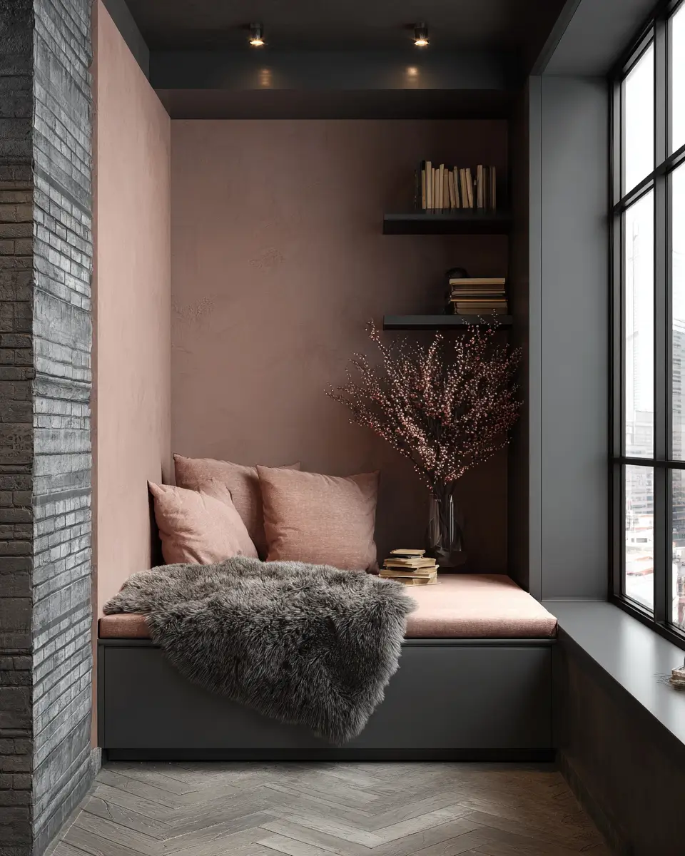 Dusty Rose Modern Garage Decor Ideas