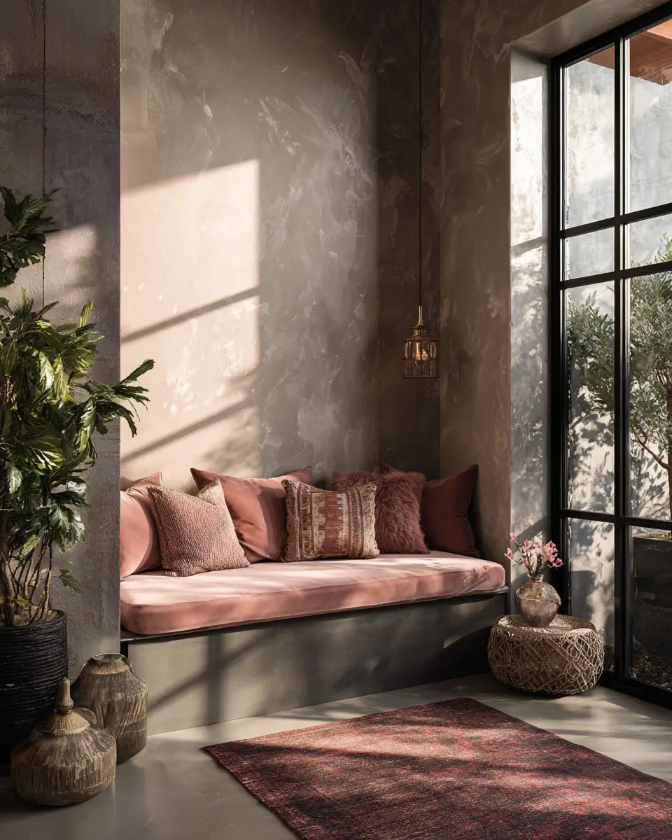 Dusty Rose Modern Garage Decor Ideas