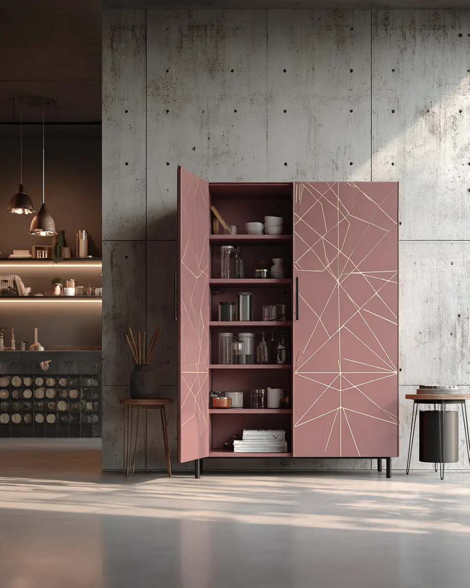 Dusty Rose Modern Garage Decor Ideas