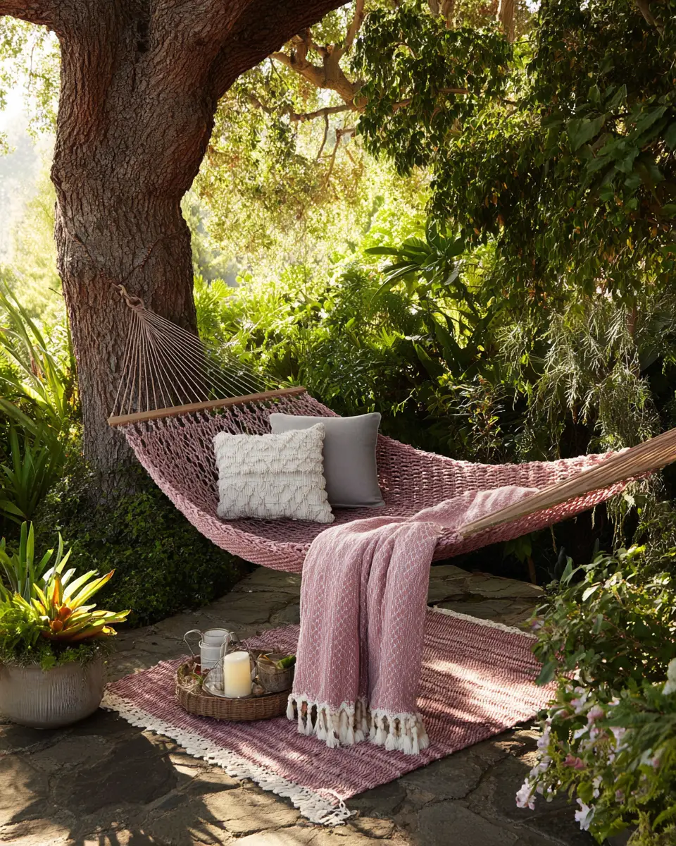 Dusty Rose Patio Decor Ideas