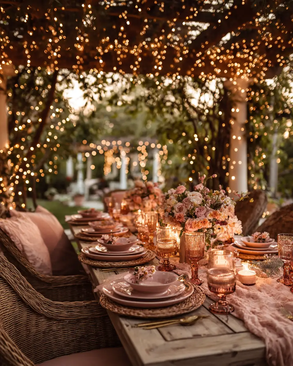 Dusty Rose Patio Decor Ideas