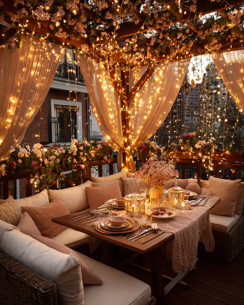 Dusty Rose Patio Decor Ideas