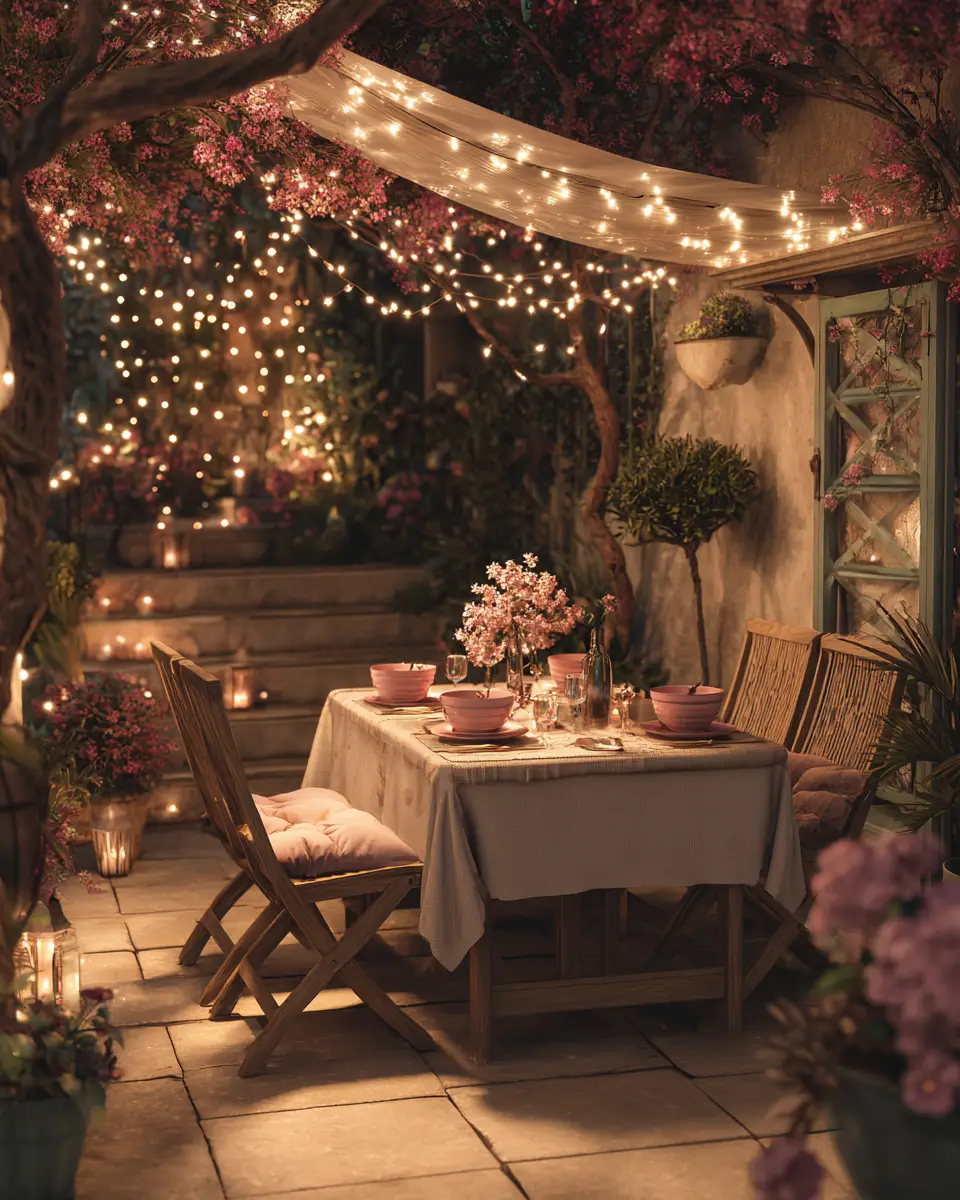 Dusty Rose Patio Decor Ideas