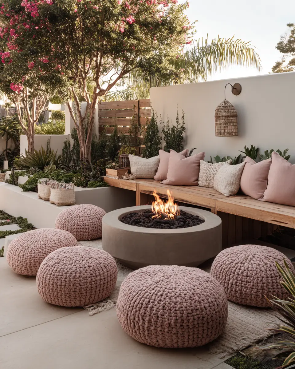 Dusty Rose Patio Decor Ideas