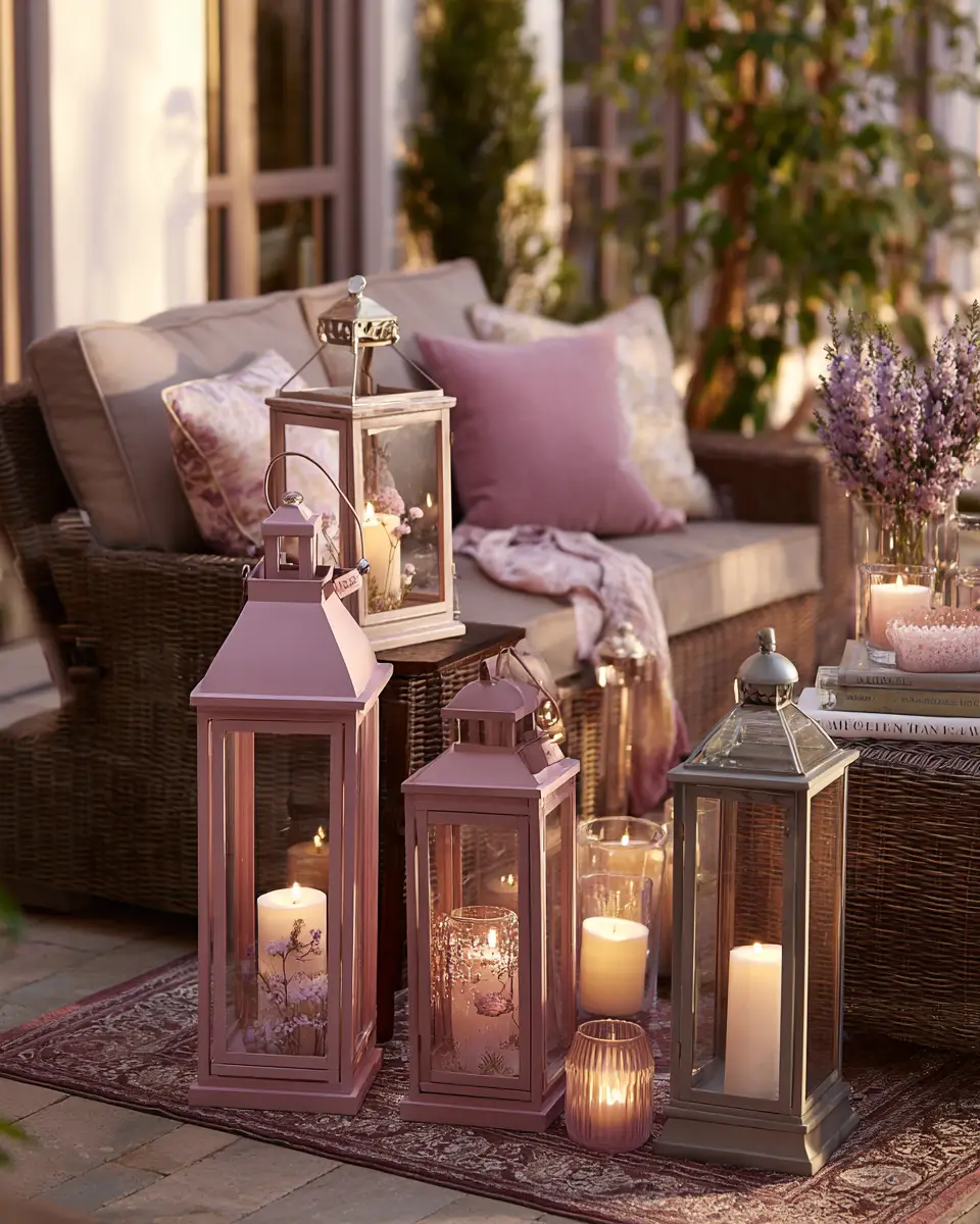 Dusty Rose Patio Decor Ideas