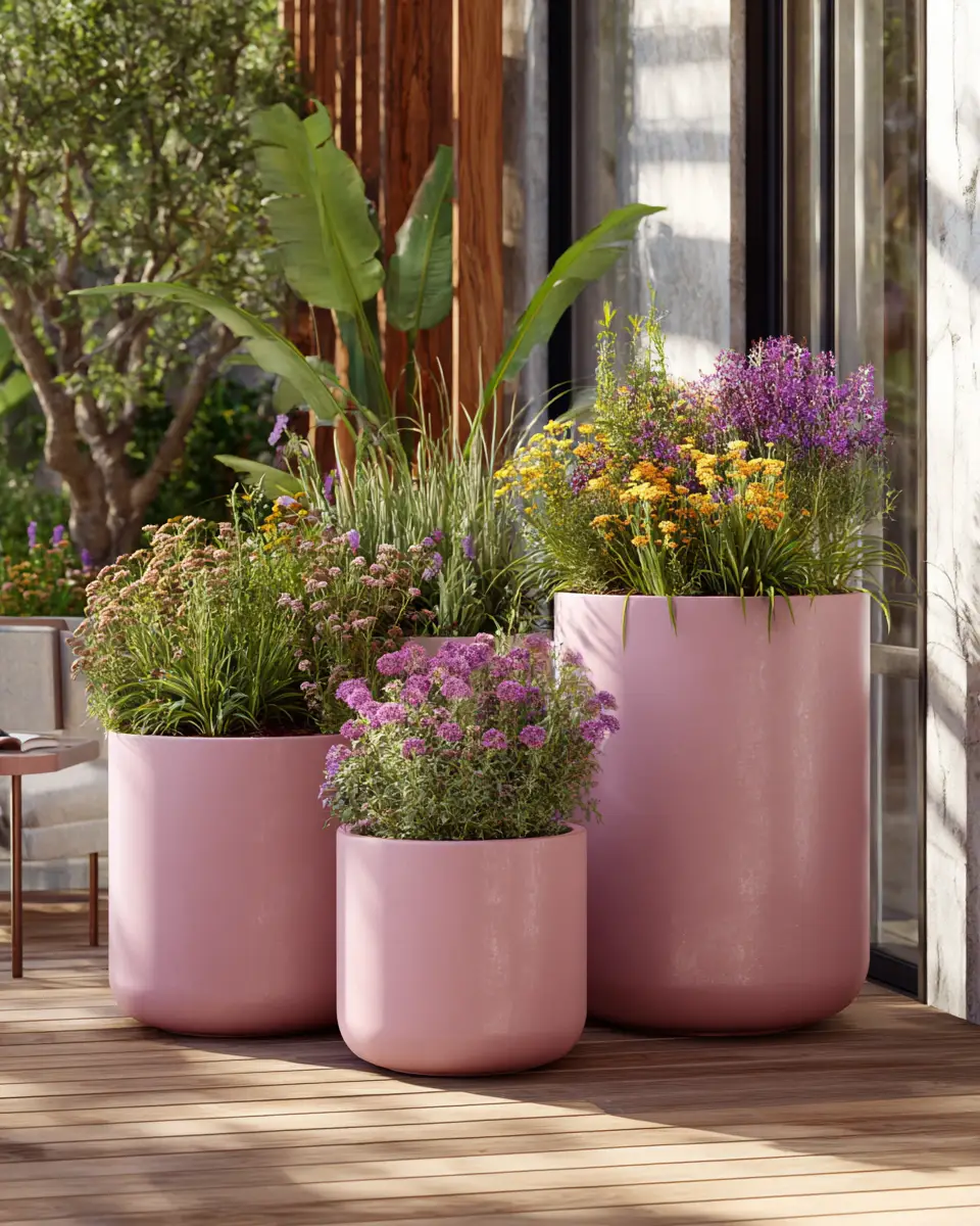 Dusty Rose Patio Decor Ideas