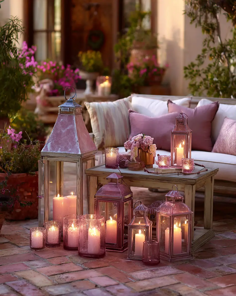 Dusty Rose Patio Decor Ideas