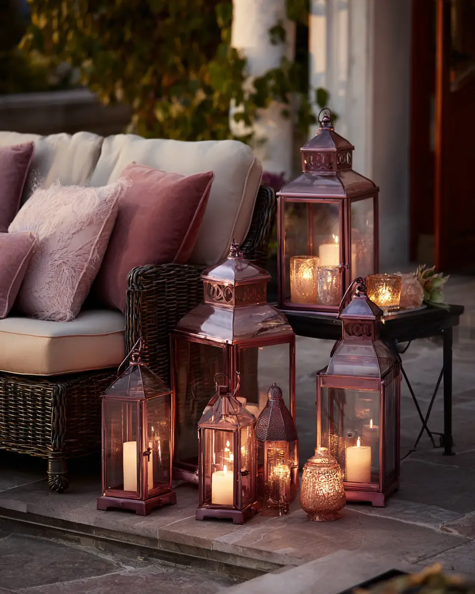 Dusty Rose Patio Decor Ideas