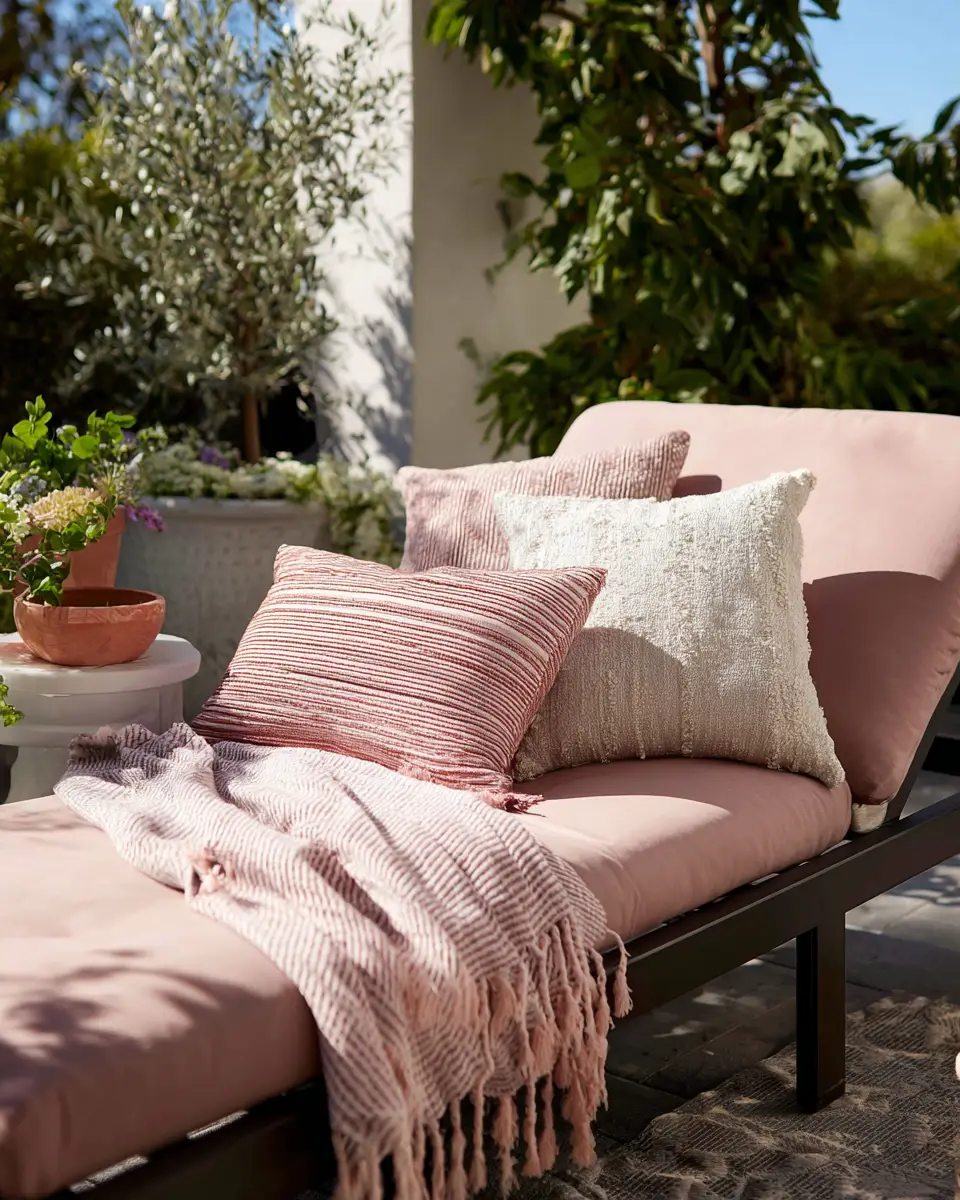 Dusty Rose Patio Decor Ideas