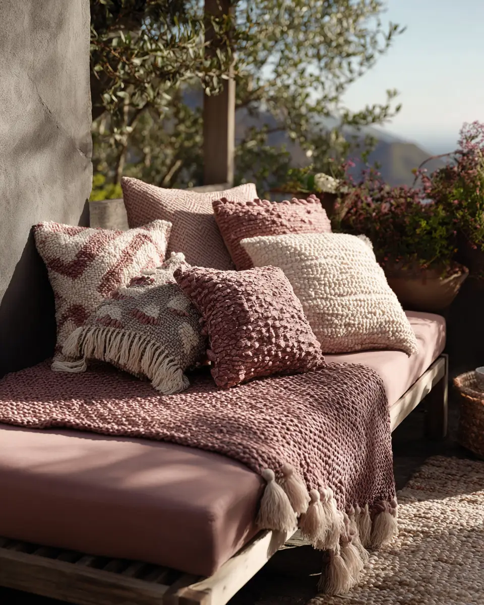 Dusty Rose Patio Decor Ideas