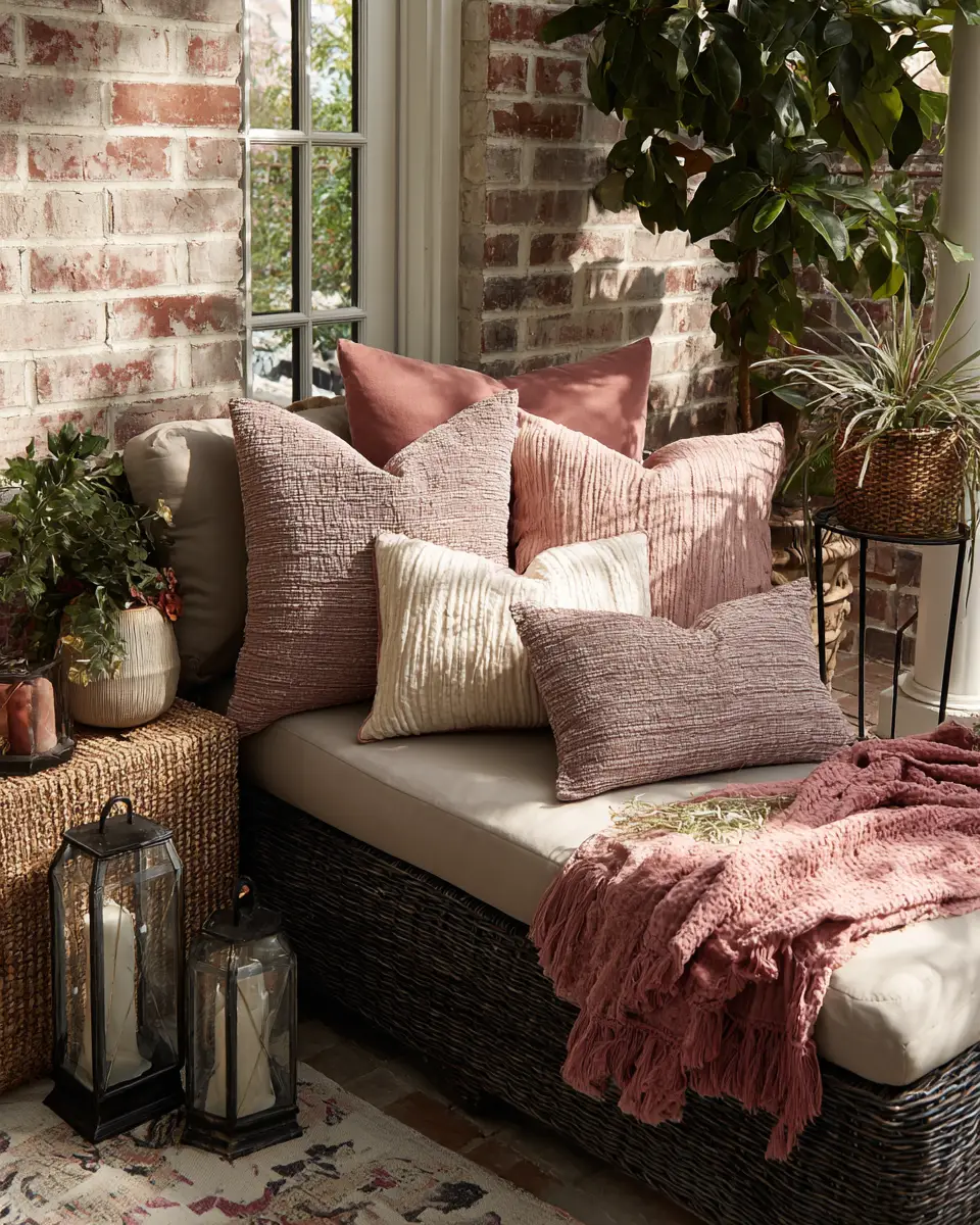 Dusty Rose Patio Decor Ideas