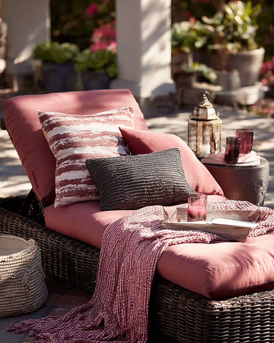 Dusty Rose Patio Decor Ideas
