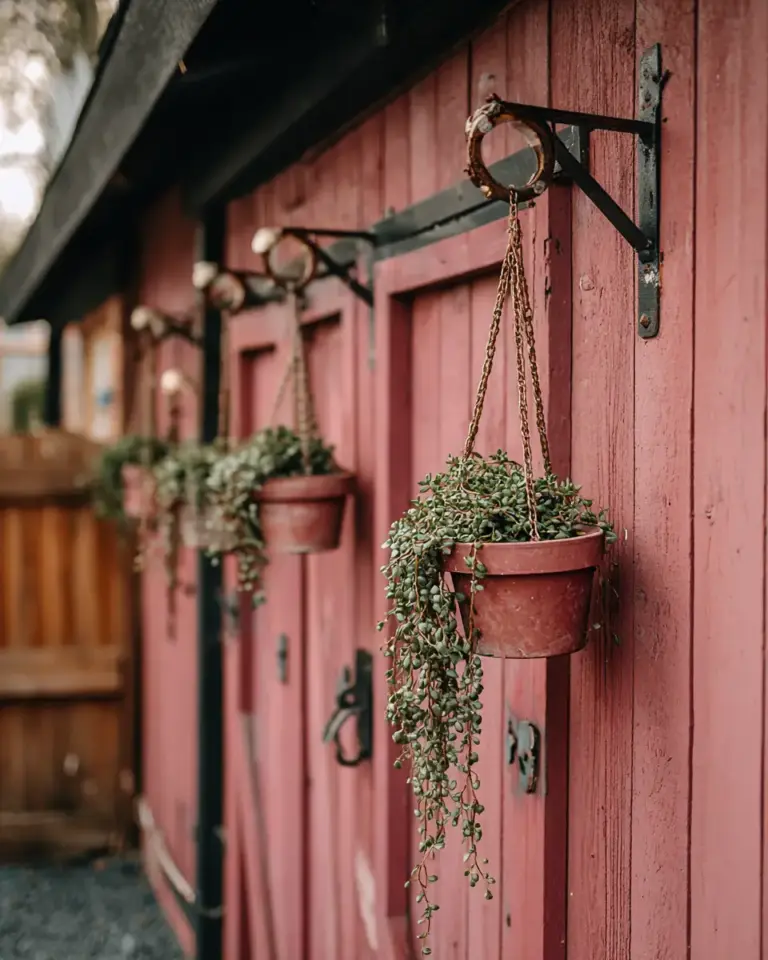 Dusty Rose Rustic Garage Decor Ideas - Featured