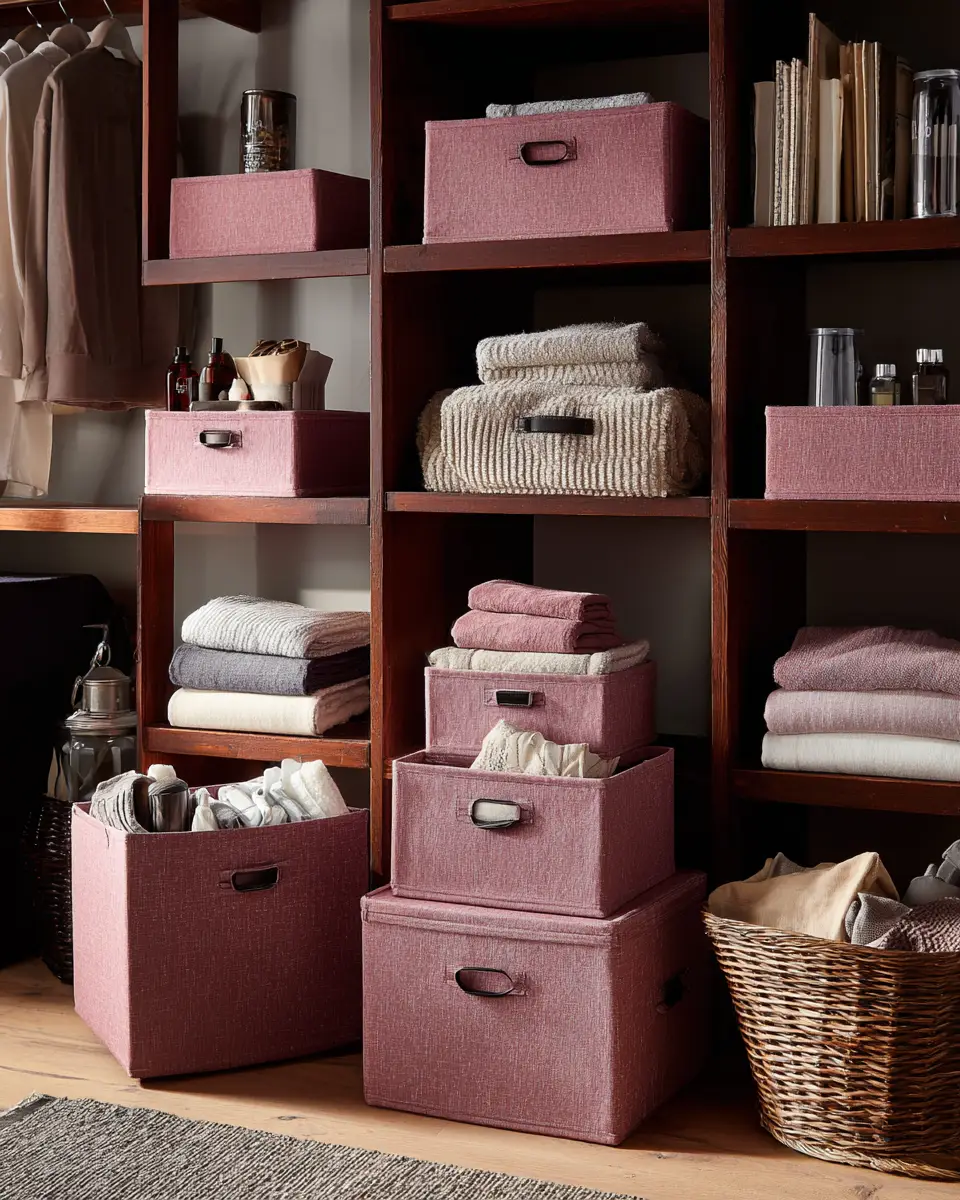 Dusty Rose Rustic Garage Decor Ideas