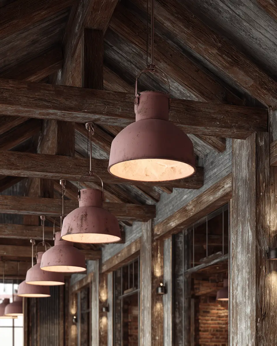 Dusty Rose Rustic Garage Decor Ideas