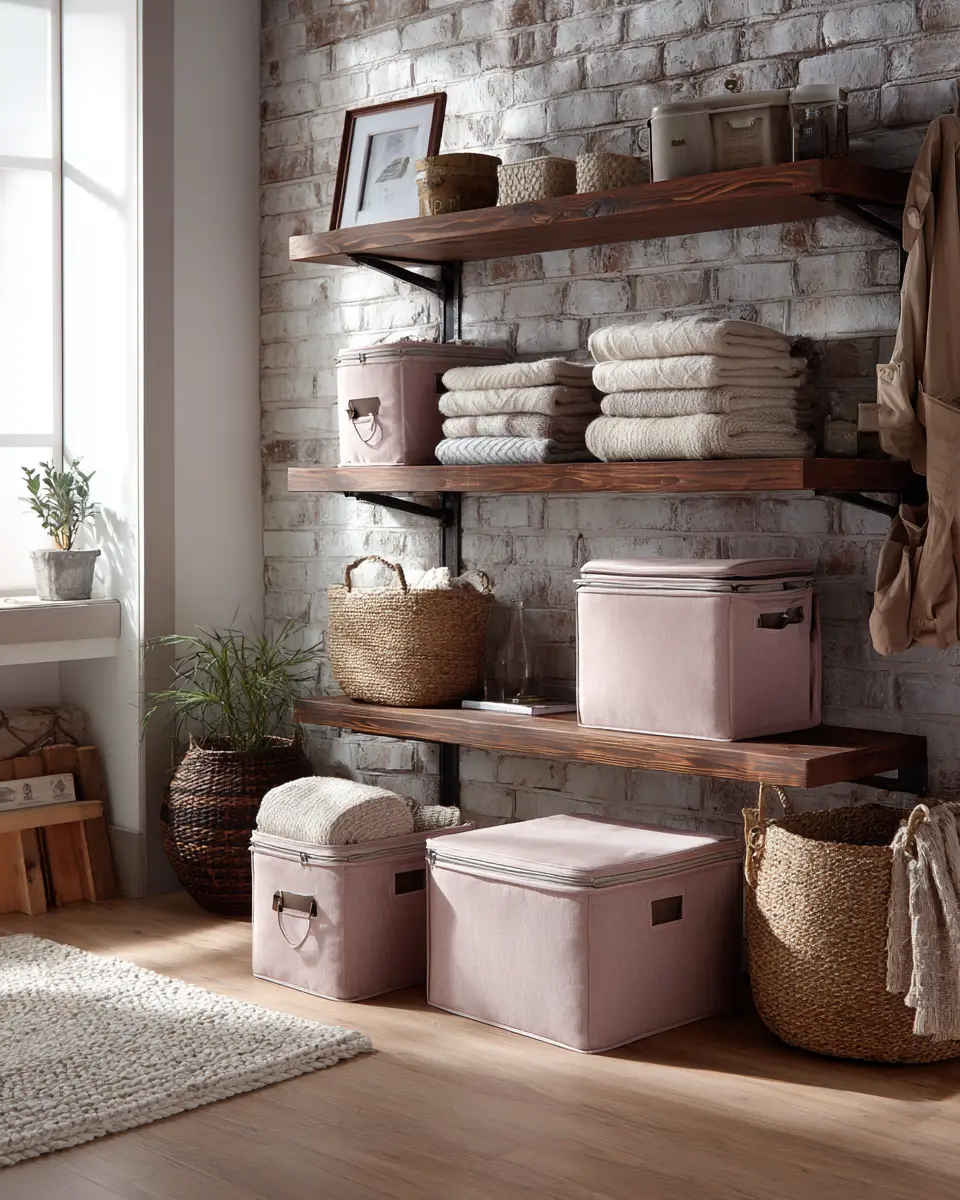 Dusty Rose Rustic Garage Decor Ideas