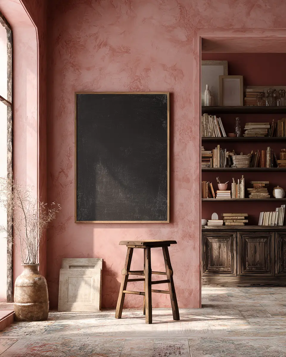 Dusty Rose Rustic Garage Decor Ideas