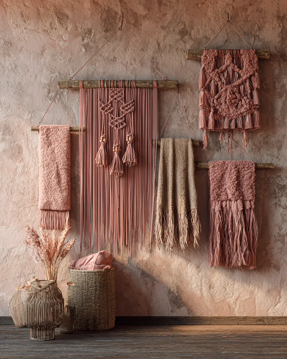 Dusty Rose Rustic Garage Decor Ideas