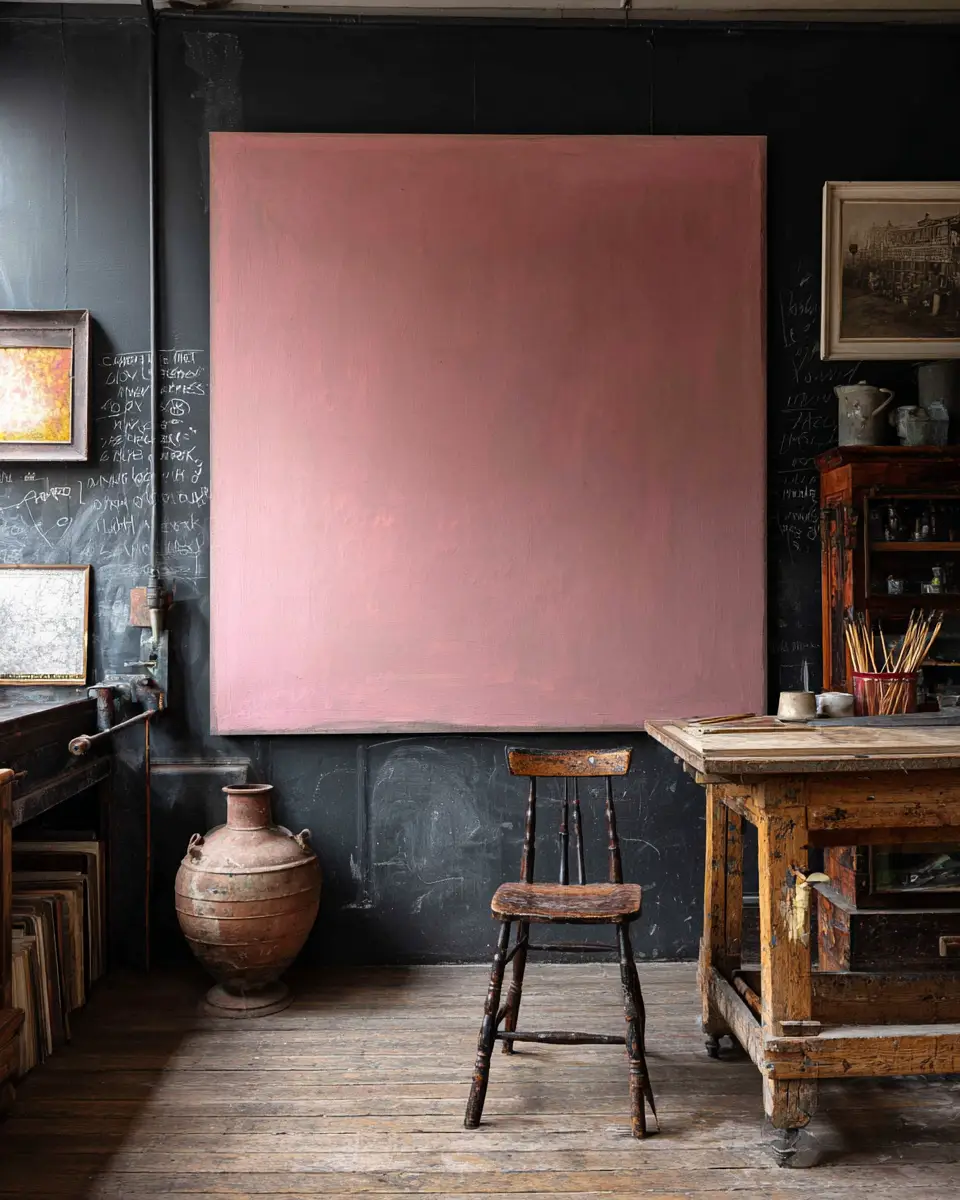 Dusty Rose Rustic Garage Decor Ideas