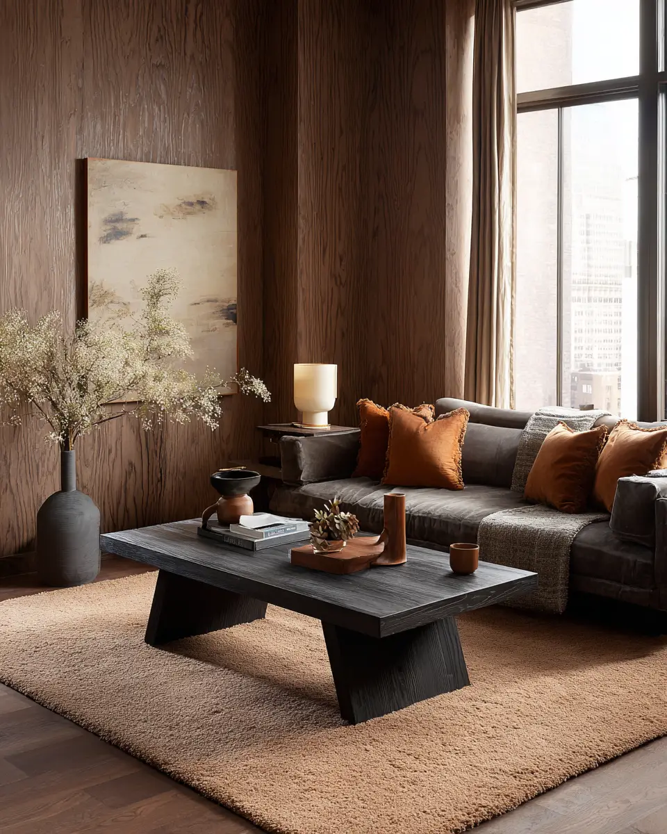 Earthy Art Deco Living Room Decor Ideas