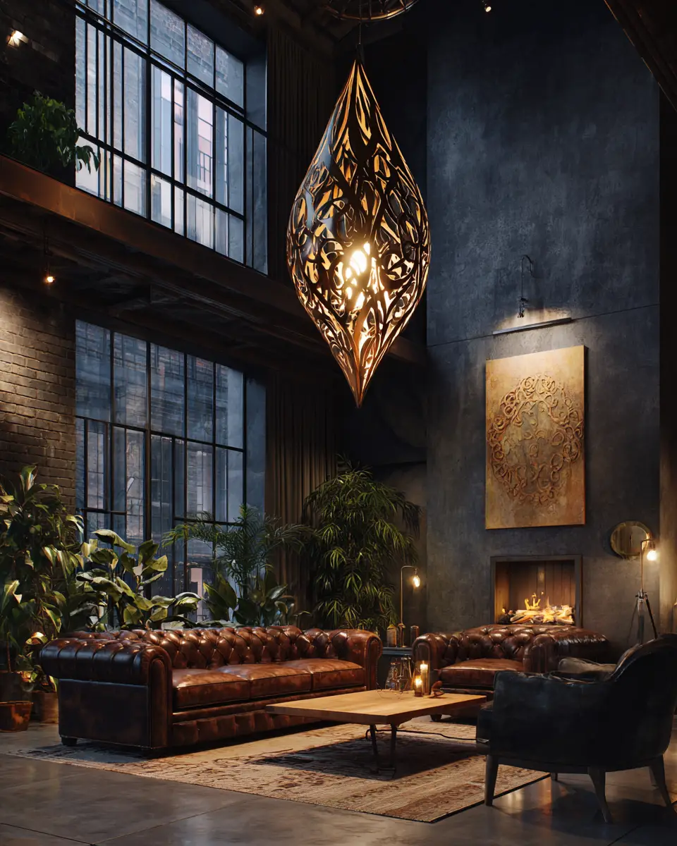 Earthy Art Deco Living Room Decor Ideas