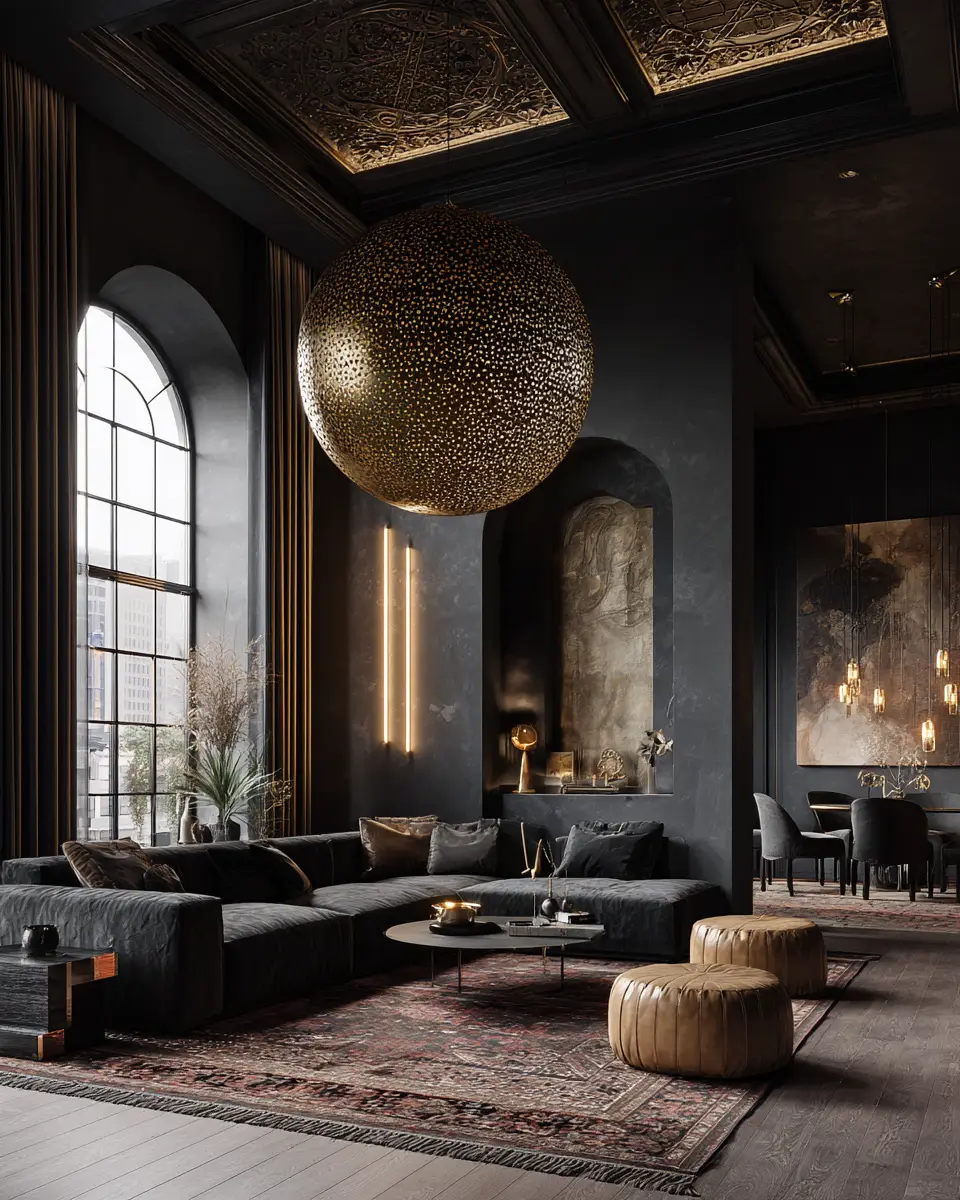 Earthy Art Deco Living Room Decor Ideas