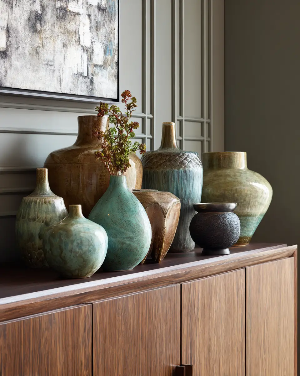 Earthy Art Deco Living Room Decor Ideas