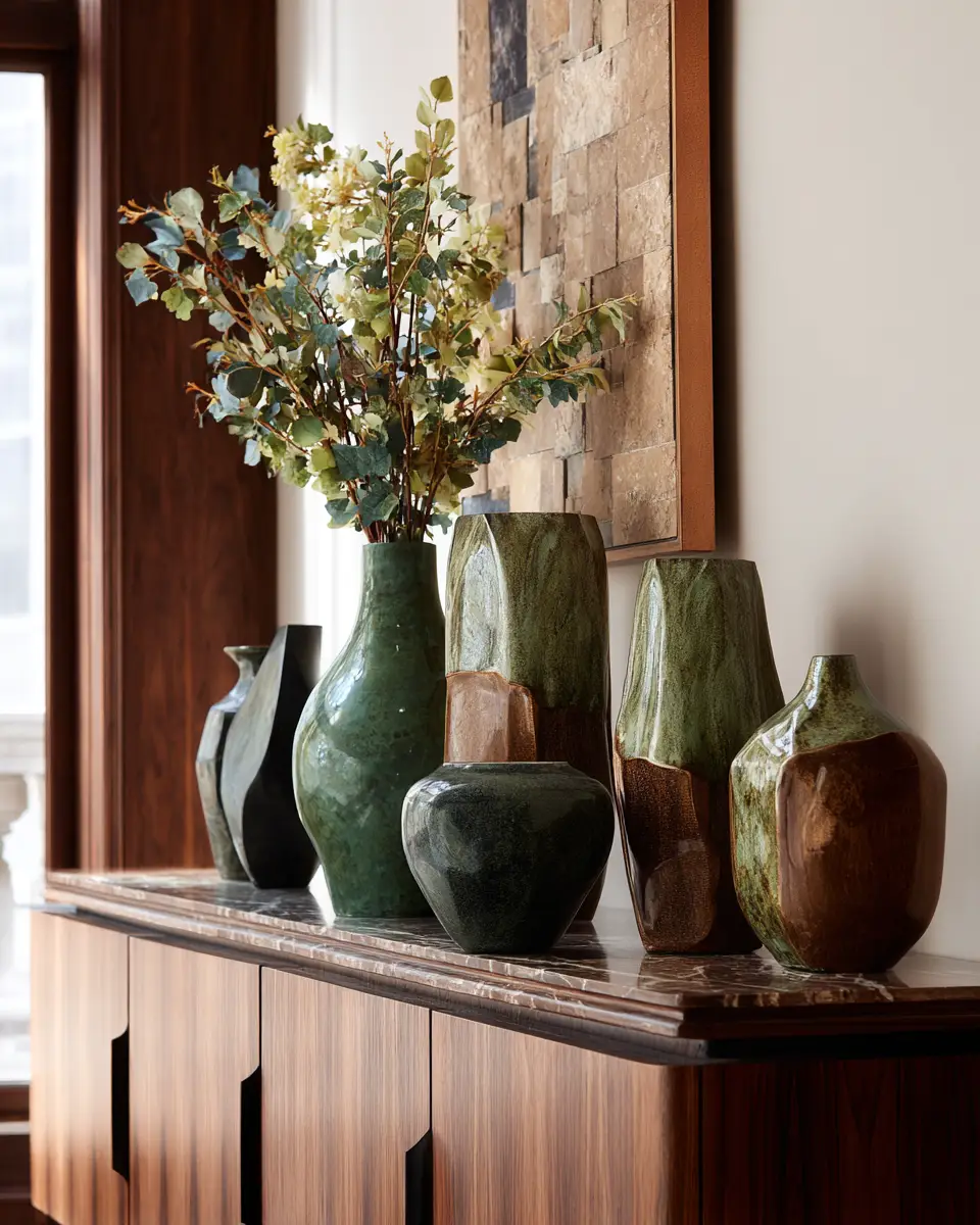 Earthy Art Deco Living Room Decor Ideas