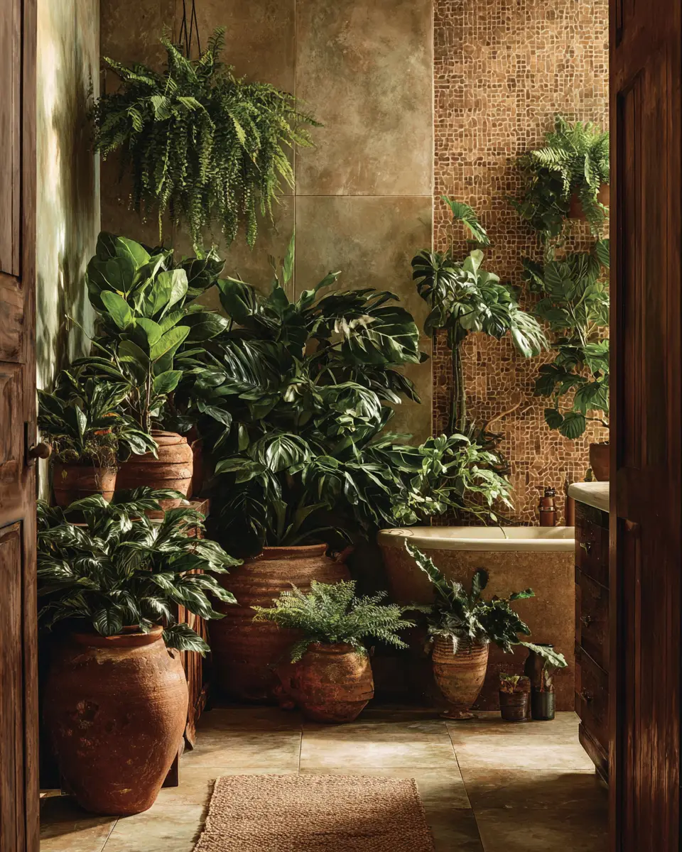 Earthy Bathroom Decor Ideas