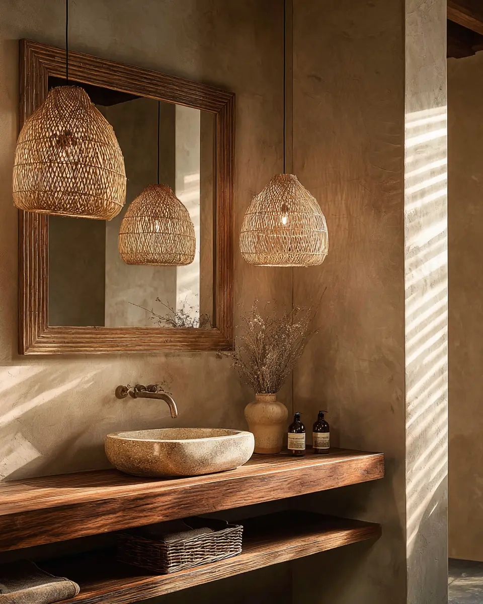 Earthy Bathroom Decor Ideas