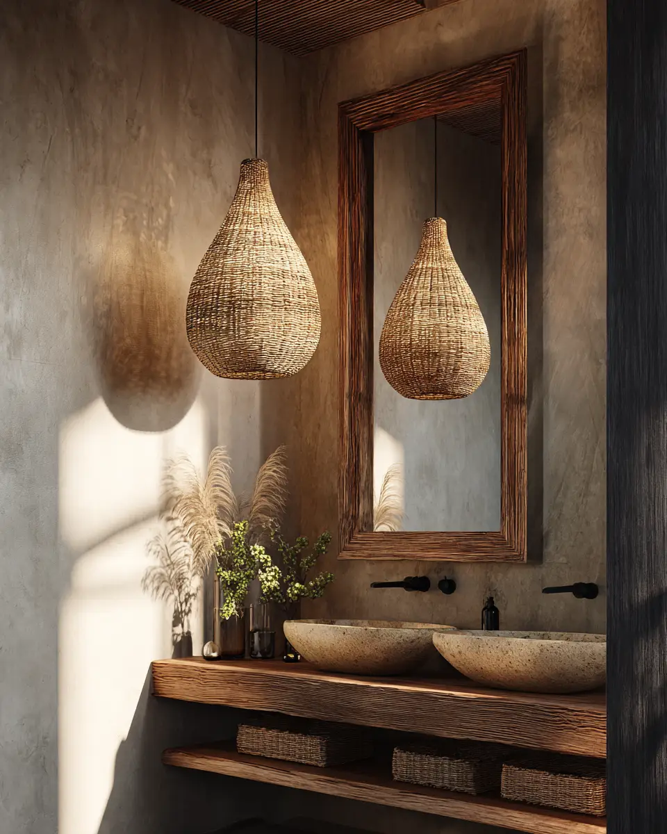 Earthy Bathroom Decor Ideas