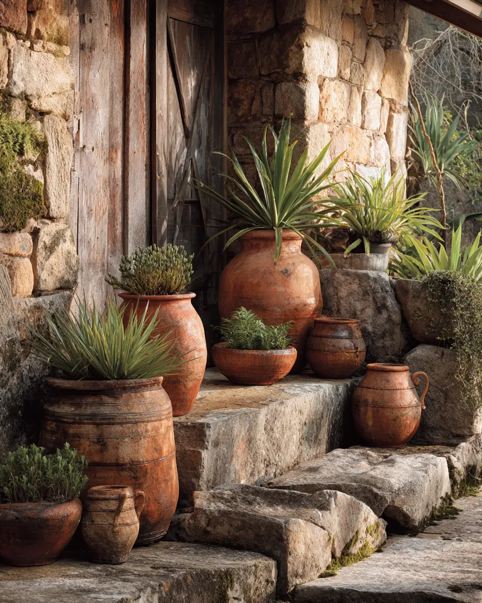 Earthy Coastal Garden Decor Ideas - Featured