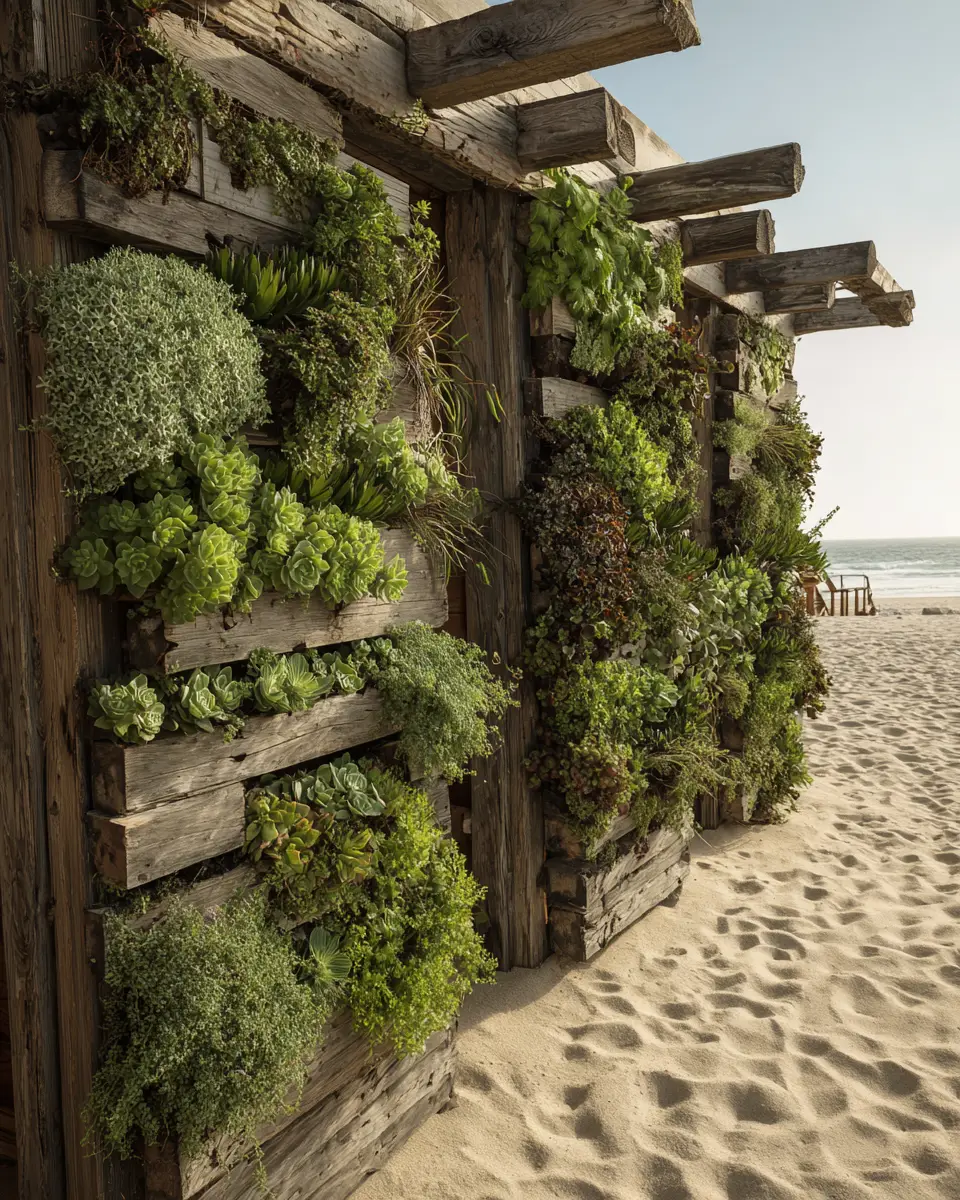 Earthy Coastal Garden Decor Ideas