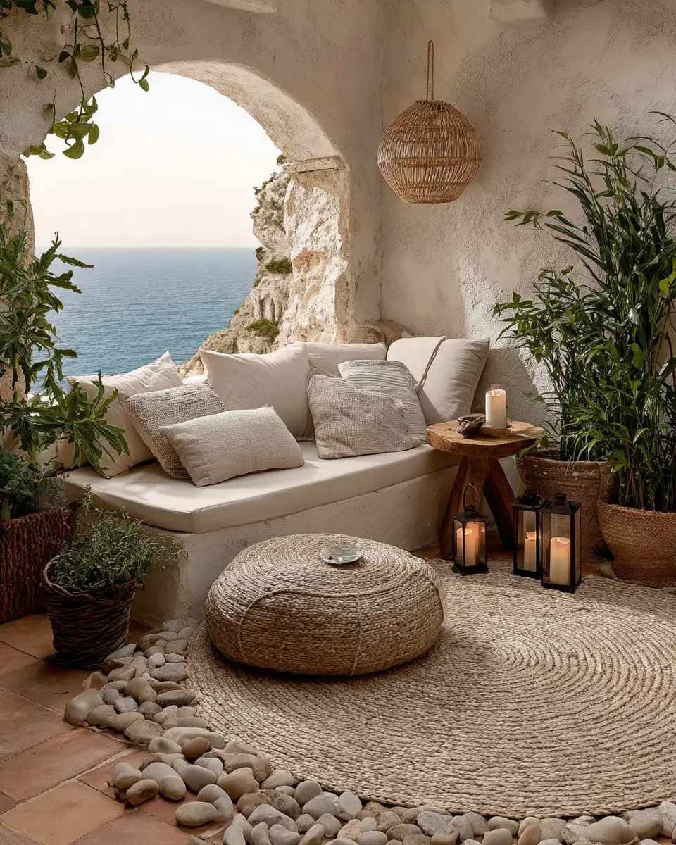 Earthy Coastal Garden Decor Ideas