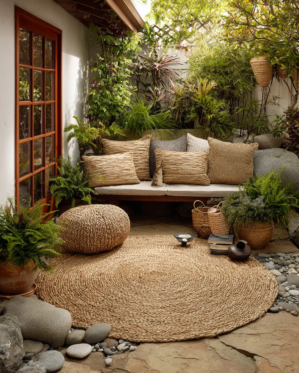 Earthy Coastal Garden Decor Ideas