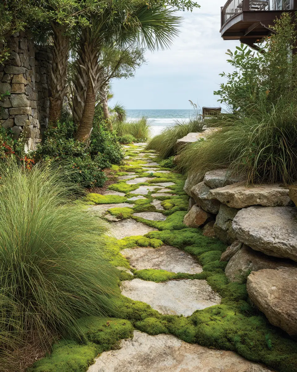Earthy Coastal Garden Decor Ideas