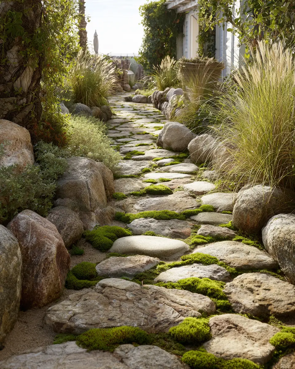 Earthy Coastal Garden Decor Ideas