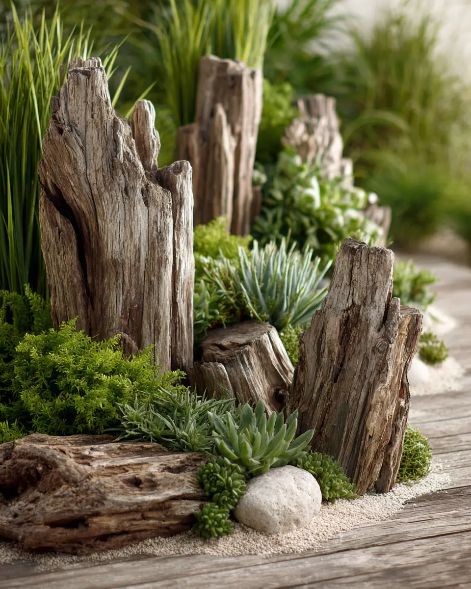 Earthy Coastal Garden Decor Ideas