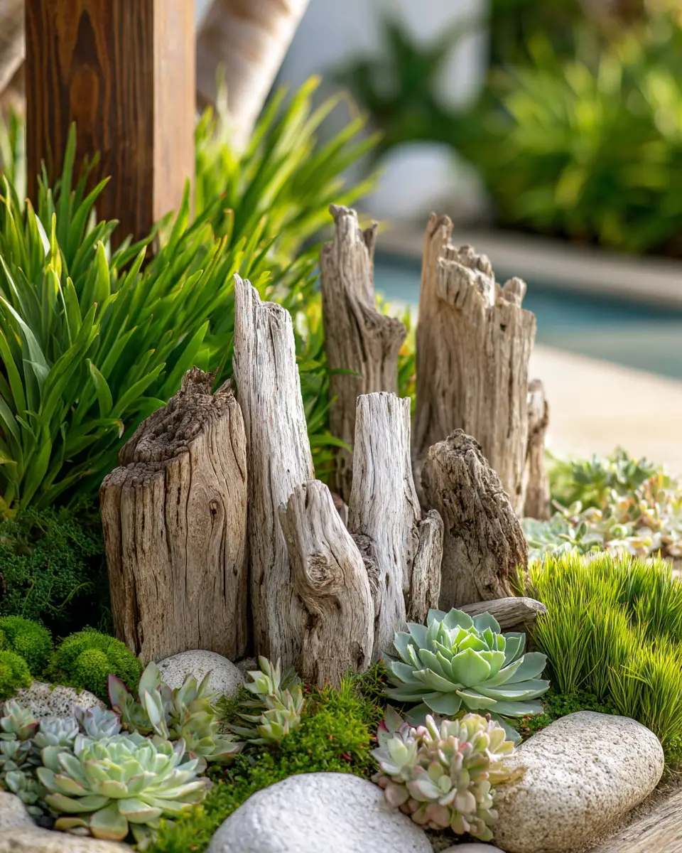 Earthy Coastal Garden Decor Ideas