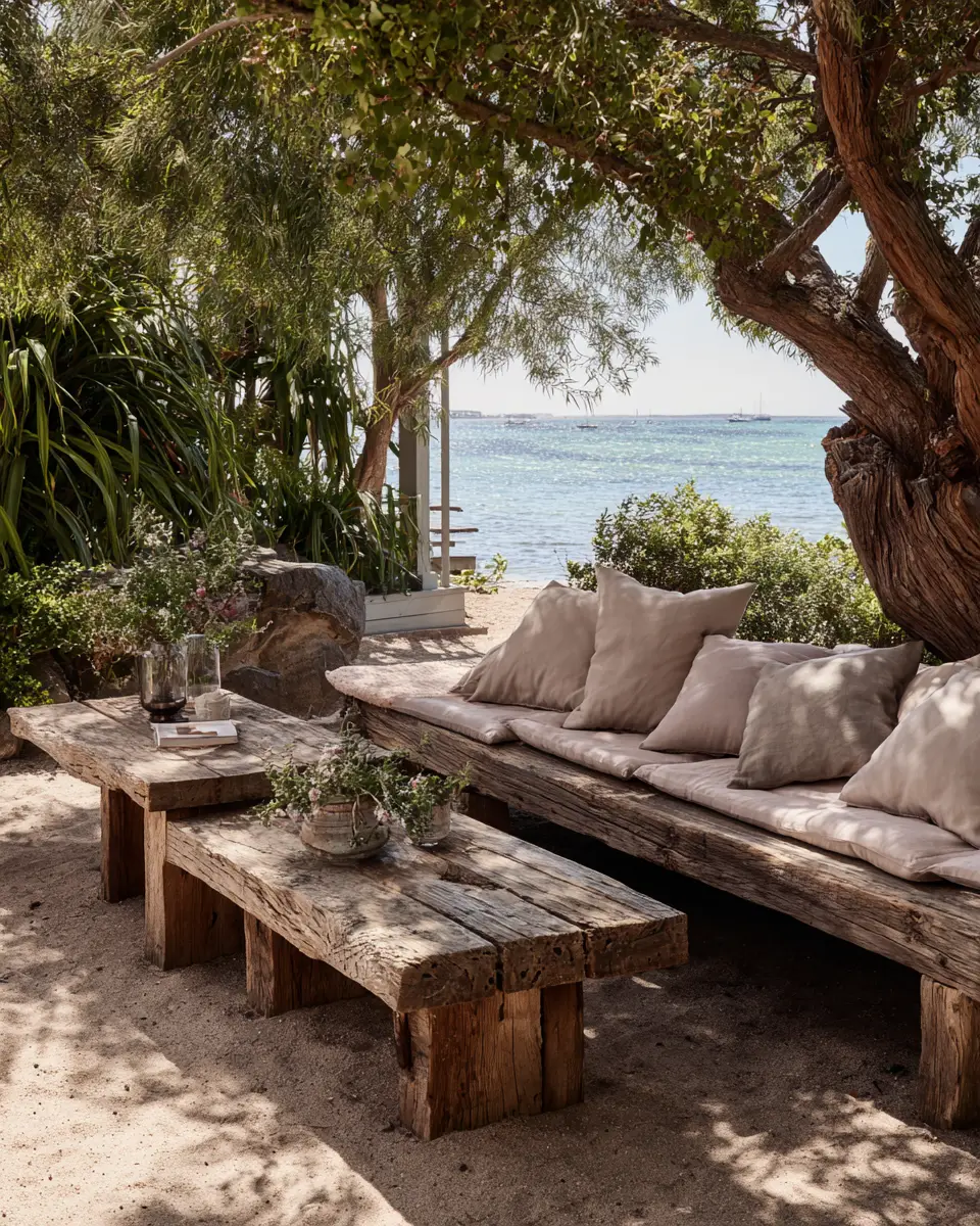 Earthy Coastal Garden Decor Ideas