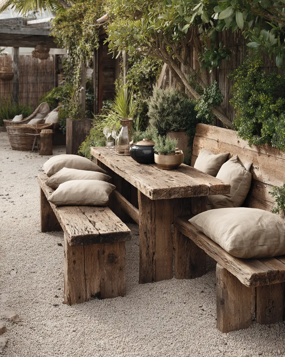 Earthy Coastal Garden Decor Ideas