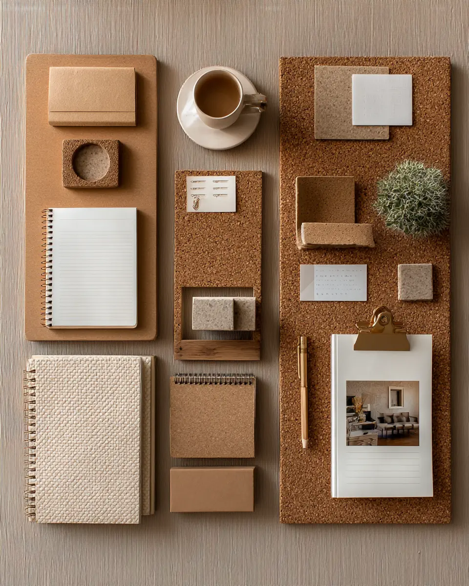 Earthy Coastal Home Office Decor Ideas