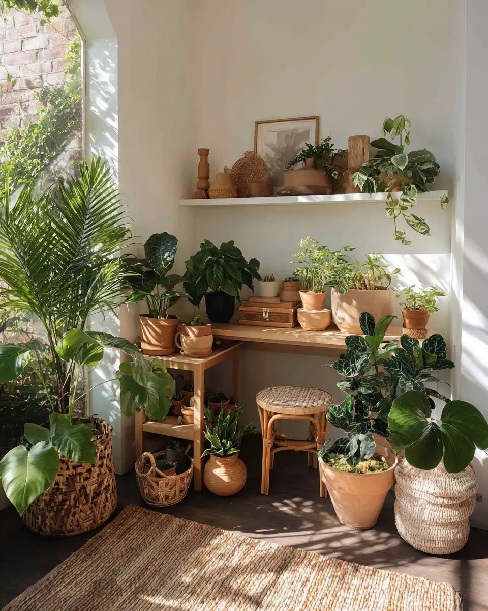 Earthy Coastal Home Office Decor Ideas