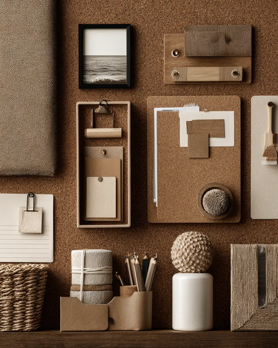 Earthy Coastal Home Office Decor Ideas