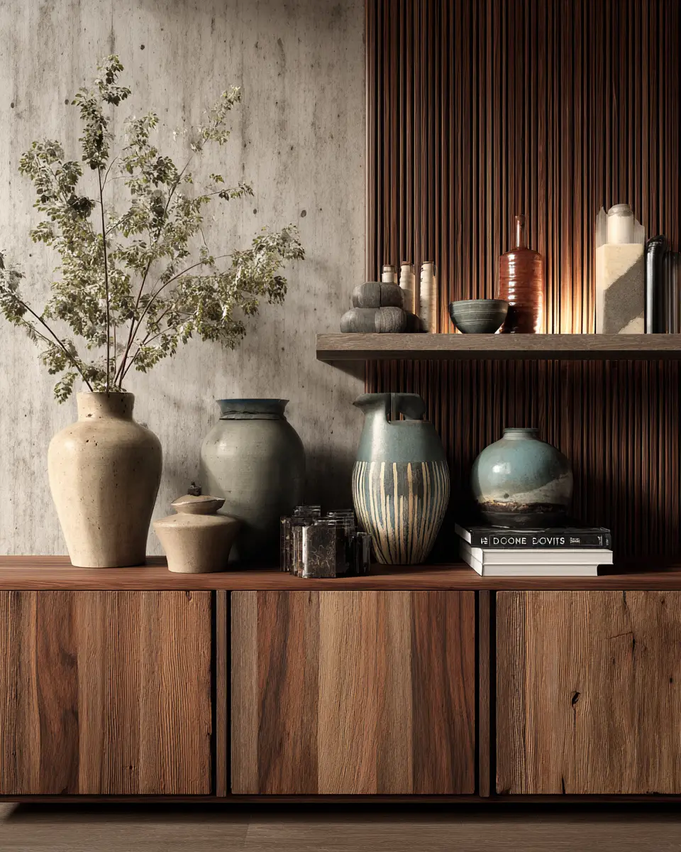 Earthy Contemporary Dining Room Decor Ideas