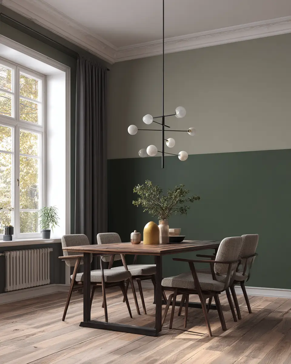 Earthy Contemporary Dining Room Decor Ideas