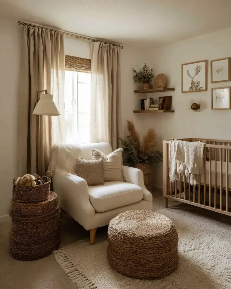Earthy Contemporary Nursery Decor Ideas - Featured