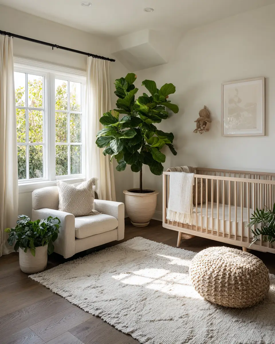 Earthy Contemporary Nursery Decor Ideas